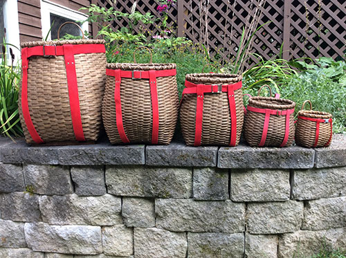 Baskets made by Baskets by Dot.